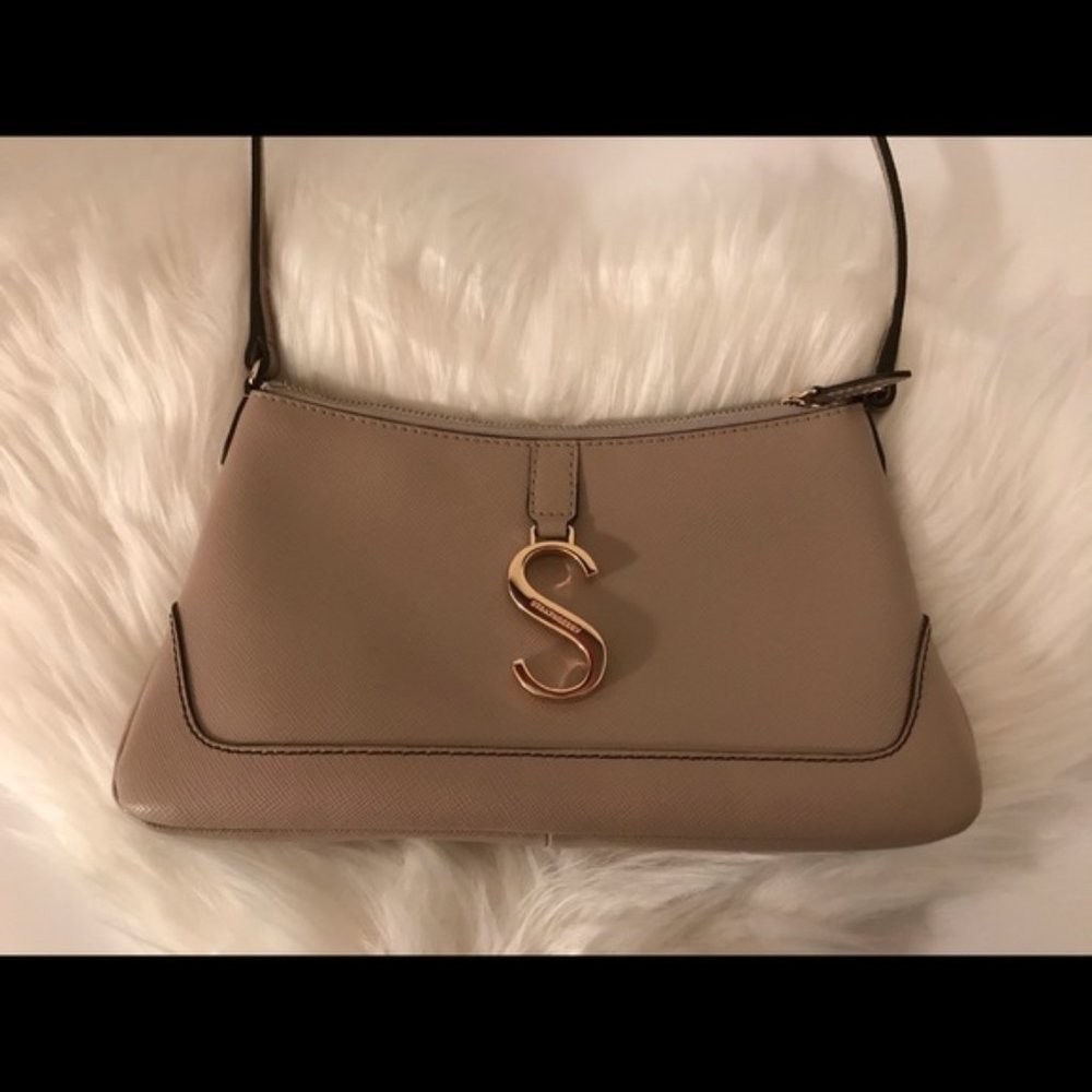 Strathberry S BAGUETTE in Cappuccino color